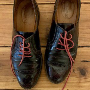 Madewell Dark Brown Leather Oxfords
